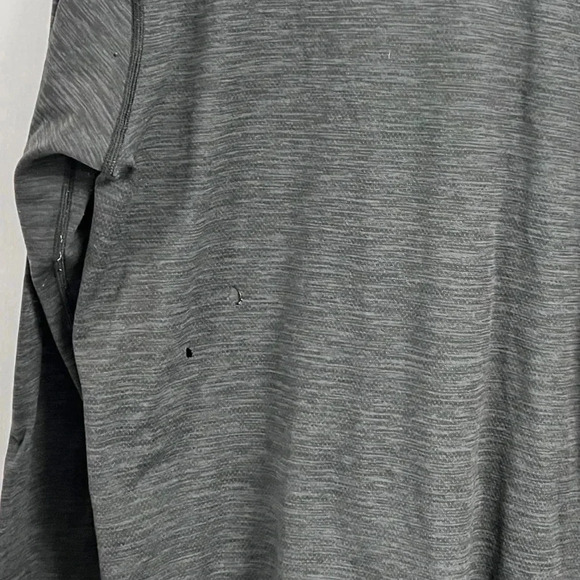 Lululemon Grey Metal Vent Tech Pullover Gray Heather 1/2 Zip Breathable Size M - Picture 4 of 5